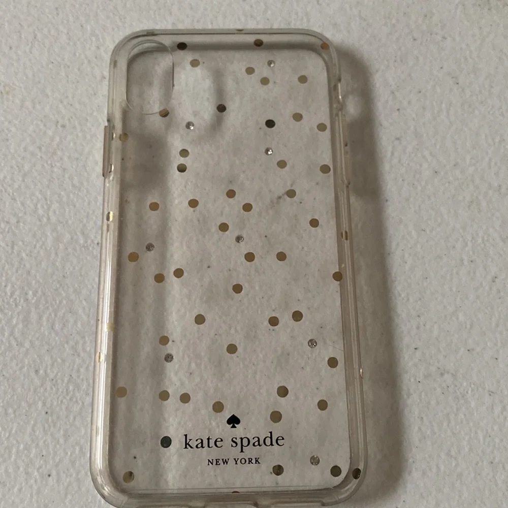 NEW Glass+ Screen Protector for iPhone X/Xs and a Gently Used Kate Spade X case